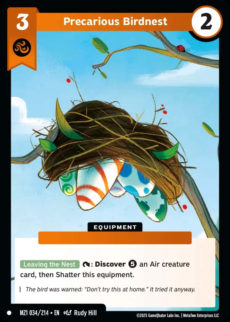 Precarious Birdnest