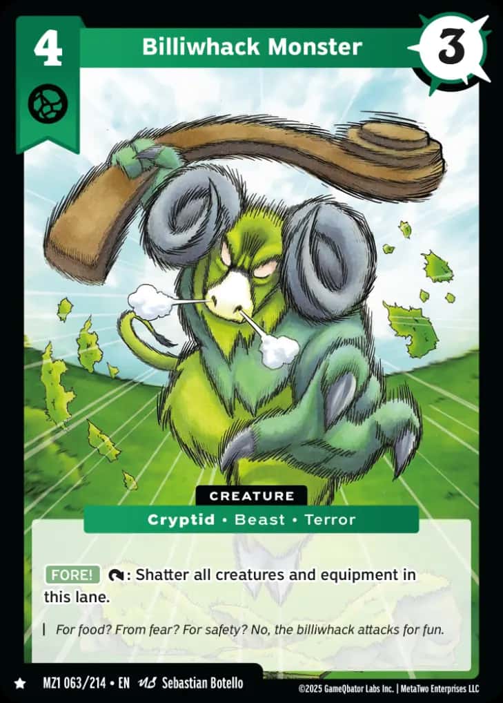 Billiwhack Monster