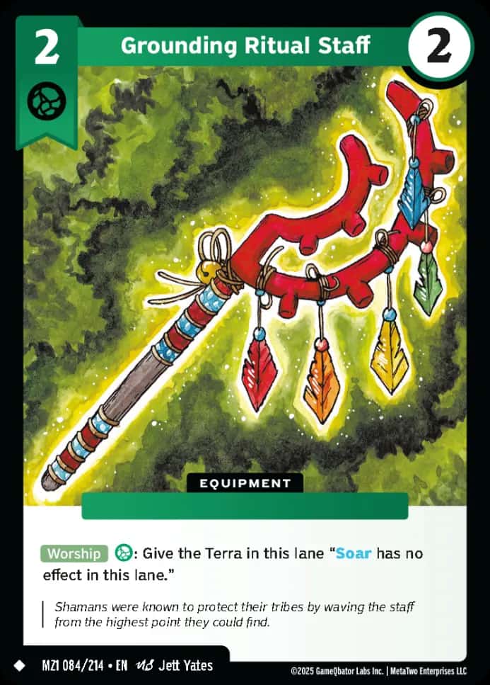 Grounding Ritual Staff