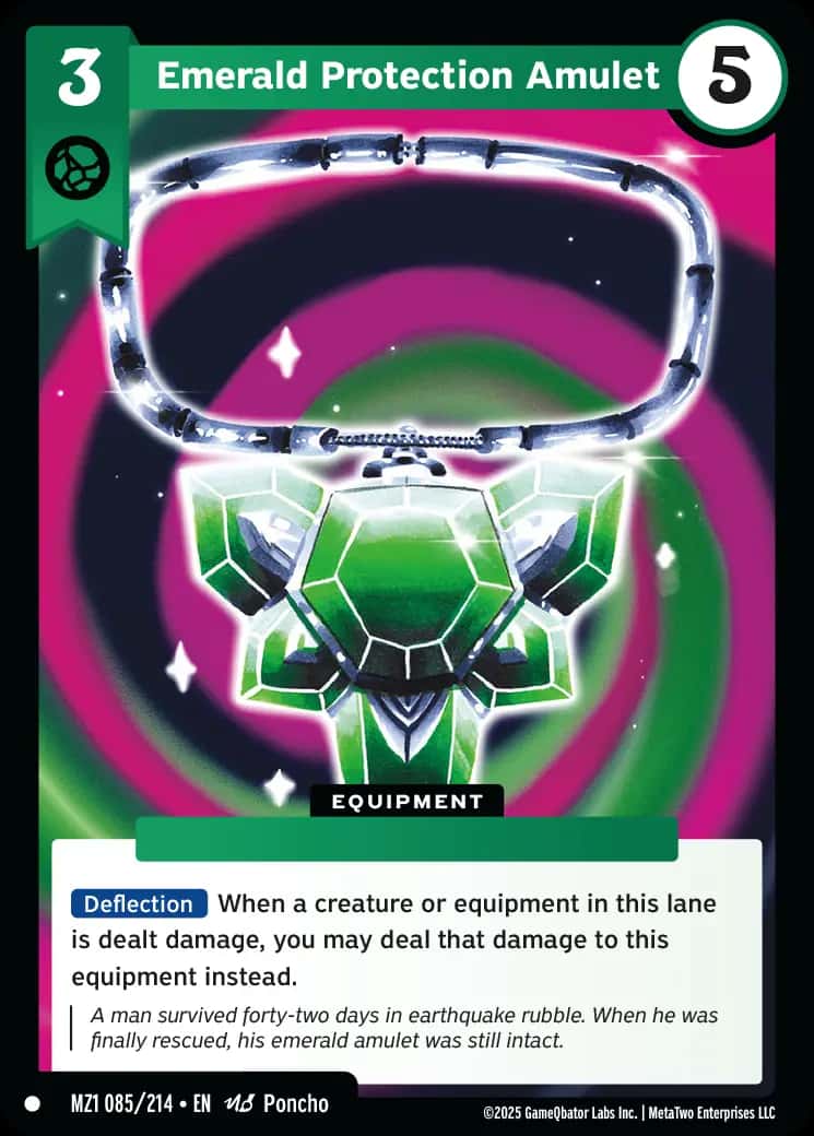 Emerald Protection Amulet