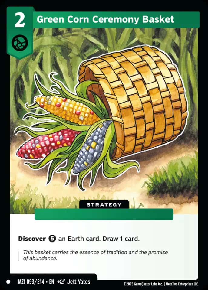 Green Corn Ceremony Basket