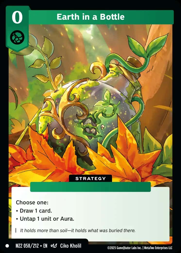 Earth in a Bottle