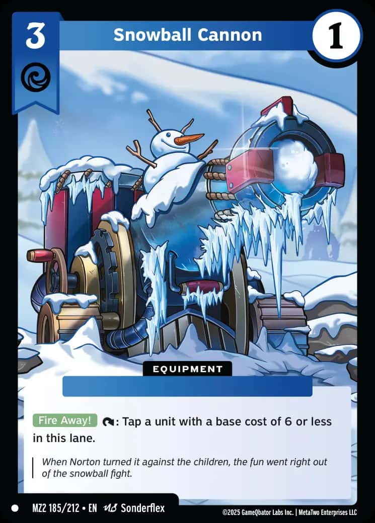 Snowball Cannon