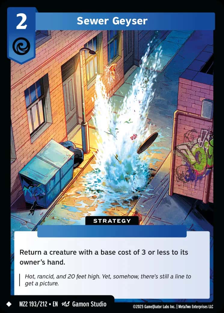 Sewer Geyser