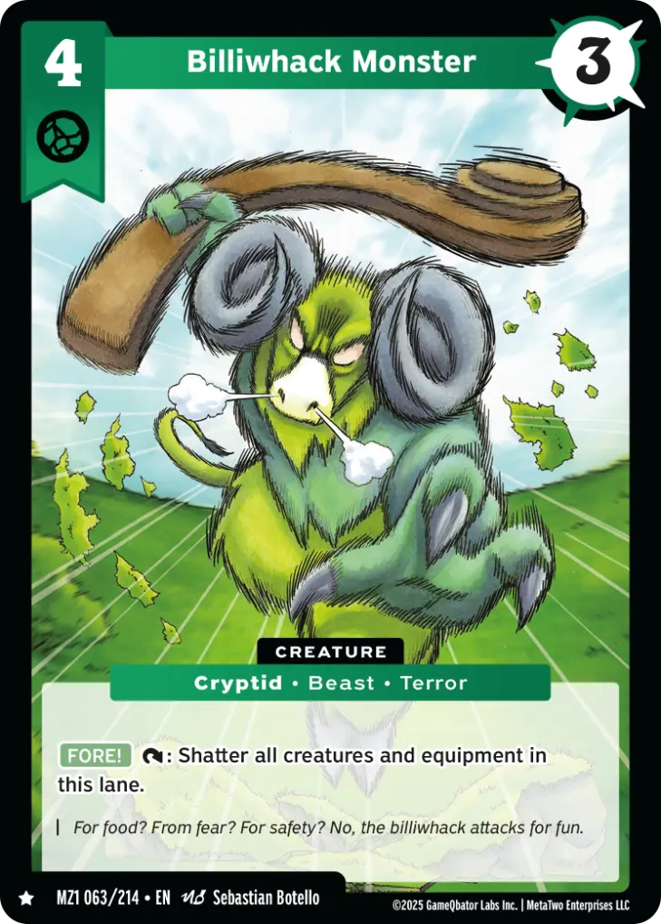 Billiwhack Monster