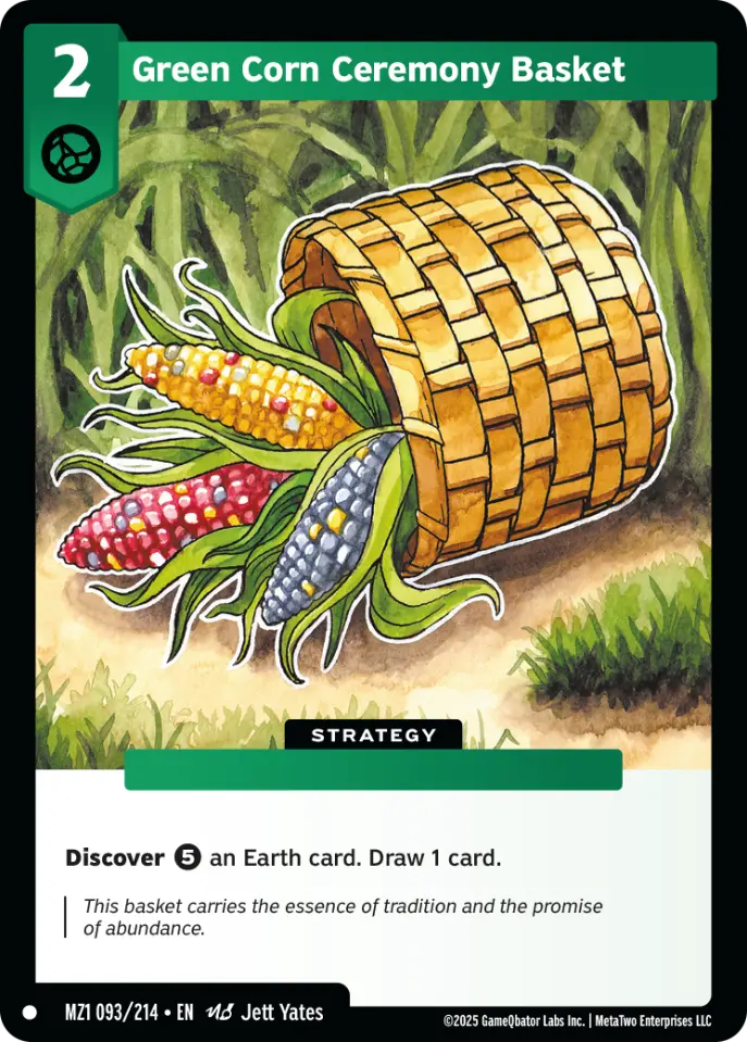 Green Corn Ceremony Basket