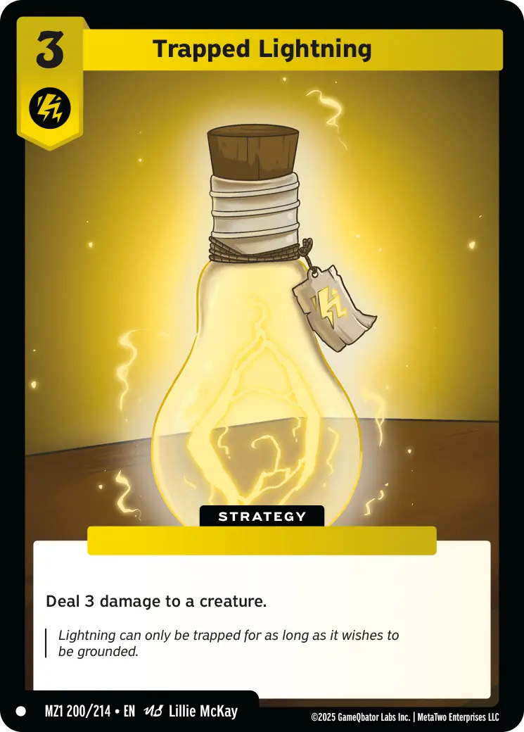 Trapped Lightning