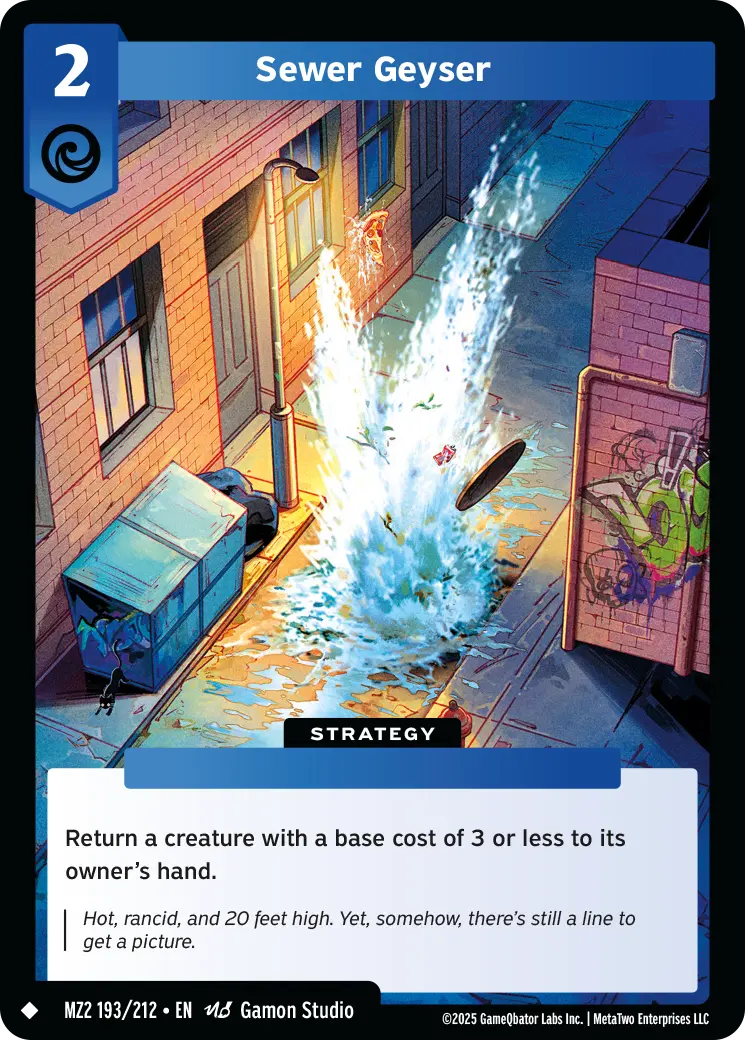 Sewer Geyser