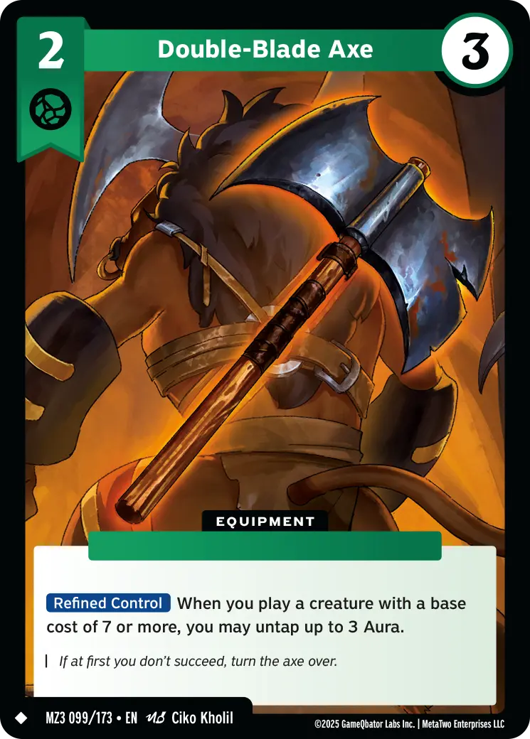 Double-Blade Axe