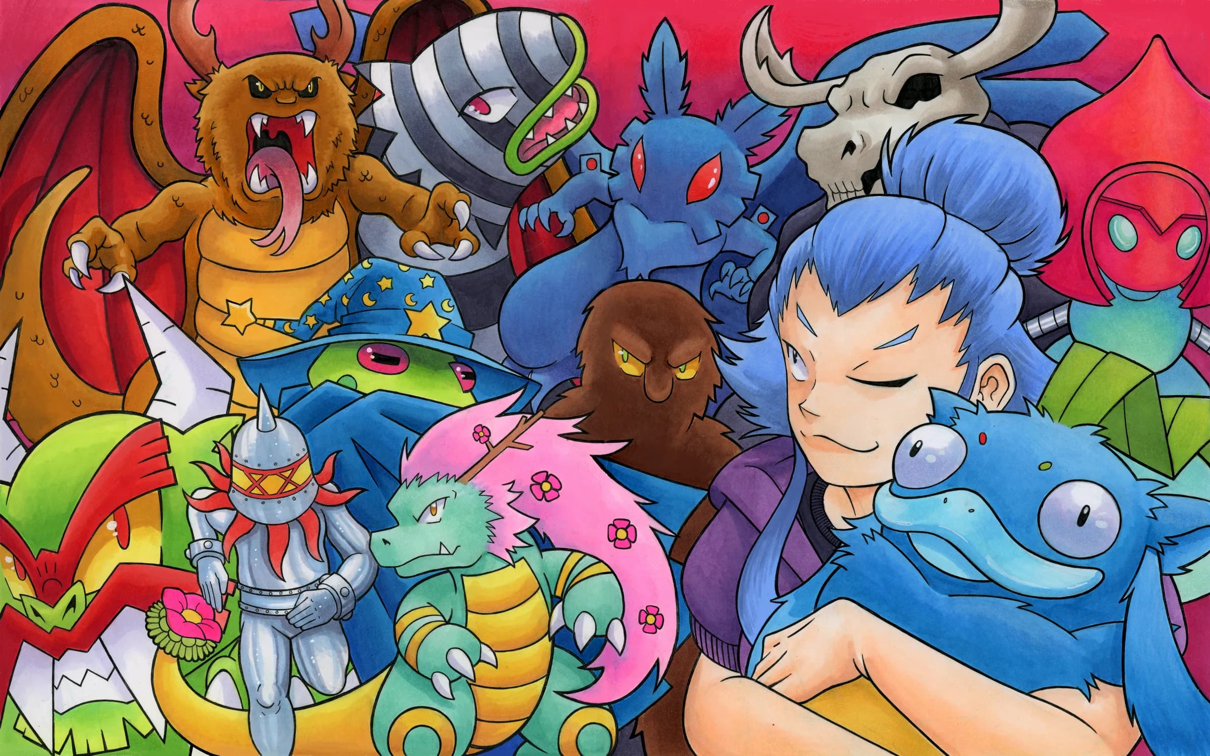 The cast of the MetaZoo universe — Casters and Cryptids