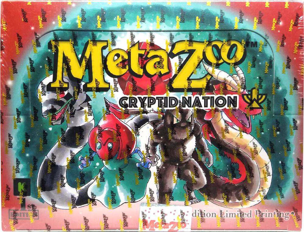 MetaZoo Cryptid Nation Kickstarter booster box