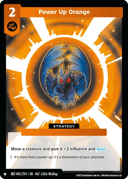 Strategy card example