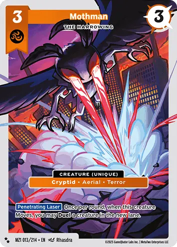 Super Rare rarity card example